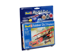 Aeromacheta Revell Avion Fokker DR.1 Triplane Model Set 64116