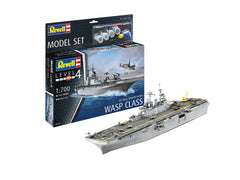 Macheta Revell Vapor Model Set Us Navy Assault Carrier Wasp Class- Kit Model Cu Acc Rev65178