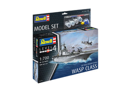 Macheta Revell Vapor Model Set Us Navy Assault Carrier Wasp Class- Kit Model Cu Acc Rev65178