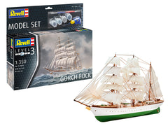 Set model de asamblare, Revell, Nava cu vele Gorch Fock, 75 piese 65432