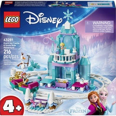 LEGO® Disney Frozen - Aventură Cu Sania Pe Șine La Castelul De Gheață Al Elsei