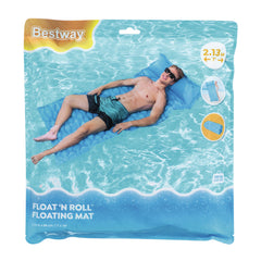 Saltea de plaja gonflabila 213cm x 86 cm, BW44020 albastru