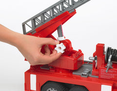 Camion de pompieri Bruder Emergency - Man TGA cu scara, pompa de apa si sirena 02771