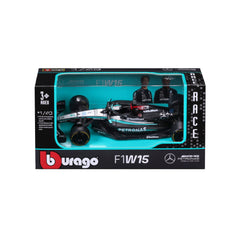 Macheta Bburago Formula 1 1/43- Mercedes-Amg Petronas F1 W15Team (2024) Bb38176-38208/63