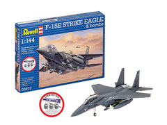 Set Macheta Revell Cu Accesorii De Baza Kit De Start F-15E Strike Eagle Bombe Rev73972