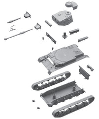 MACHETA ITALERI VEHICULE MILITARE SD. KFZ. 161 PZ. KPFW. IV F1-F2 SCARA 1:72 IT7514S