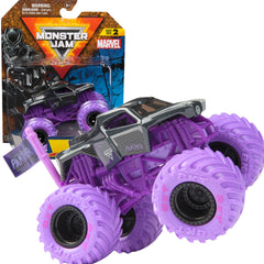Monster Jam Camionul Gigant Marvel Monster Truck Scara 1/64 Black Panther Spm 6069960-20148216