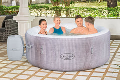BW60003 PISCINA LAZY SPA BESTWAY 1.80MX66 XM CANCUN AIRJET GRI