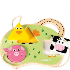 JGC53452 PUZZLE BEBE 3 ANIMALE GOULA