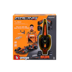 Macheta Bburago 1:24 Formula M1 Model Kit - Mc Laren Mcl38 -Lando Noris Bb28504