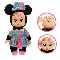 Papusa bebelus Cry Babies Tiny Cuddles Minnie Rainbow 927780-933286