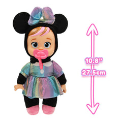 Papusa bebelus Cry Babies Tiny Cuddles Minnie Rainbow 927780-933286