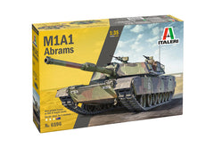 Macheta Militara de construit Italeri M1A1 Abrams Main Battle tank 1:35 ITA 6596
