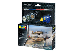 Avion Revell Model Set Spitfire Mk.Ia Hurricane Mk.I Scara 1:144 Rev63771