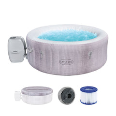 BW60003 PISCINA LAZY SPA BESTWAY 1.80MX66 XM CANCUN AIRJET GRI