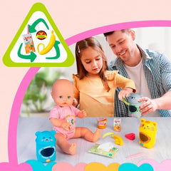 Papusa 35 cm Nenuco Invata sa reciclezi si grija de mediu NFN98000