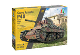 Macheta militara de construit Vehicul Carro Armato P40 Scara 1:35 Italeri 6599