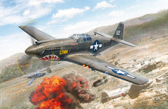 P-51A Mustang 1:72 Plastic Model Kit ITALERI 1423