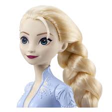 Papusa Mattel Elsa in rochie albastra HLW48