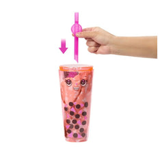 Papusa cu accesorii Barbie, Color Pop Reveal, Bubble Tea, Mango Mochi, HTJ22