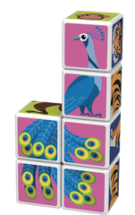 Geomag Magicube Jungla Imprimata Carduri 6 Piese Geomag145