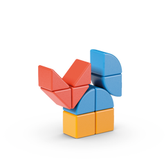 Geomag Magicube Blocuri Carduri 16 Piese Geomag307