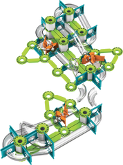 Geomag Mechanics Gravity Cursa & Loop 197 Piese Geomag759