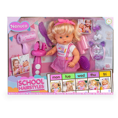 Papusa bebelus Nenuco hairstyles NFNA7000
