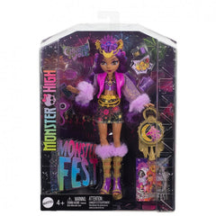 Papusa Mattel Monster High Clawdeen Wolf Tinuta Glam Party Hxh80