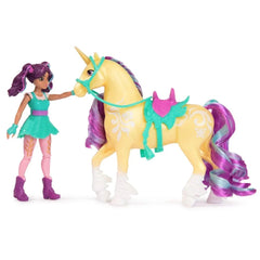 Set Unicorn Academy papusa Ava si unicornul Leaf, SPM6071175-20149004
