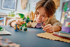 LEGO® NINJAGO® - Pachet de lupta cu robotul dragon al lui Lloyd 71862, 81 piese