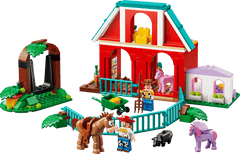 Set de constructie LEGO® Disney si Pixar - Povestea jucariilor 5 Ferma de cai a lui Blaze 43304, Jucarii pentru Copii, Jucarii pentru Baieti si Fete, Idee de Cadou pentru Copii, 209 piese