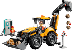 Set de constructie LEGO® City Buldoexcavator galben 60480, Jucarii pentru Copii, Jucarii pentru Baieti si Fete, Idee de Cadou pentru Copii