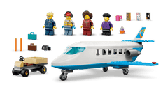 Set de constructie LEGO® City Avion cu reactie pentru pasageri 60492, Jucarii pentru Copii de 4+ ani, Jucarii pentru Baieti si Fete, Avion de Jucarie, Idee de Cadou pentru Copii