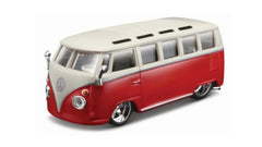 Macheta Bburago 1/32 Volkswageb Van Samba Crem/Rosu Bb43000-43048