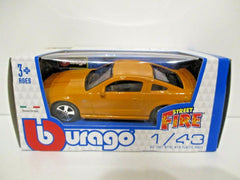 Bburago Fire Ford Mustang 1:43 silver BB30119