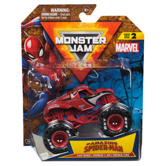 Monster Jam Camionul Gigant Marvel Monster Truck Scara 1/64 The Amazing Spiderman Spm 6069960-20148215