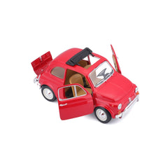 Macheta Masinuta Bburago 1:24 Fiat 500L 1968 Rosu, BB20001-22099