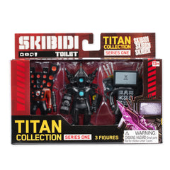 Figurina Skibidi Toilet S1 Set Titan 3 bucati BONSKI13003
