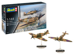 De Asamblare Revell Supermarine Spitfire Mkia Si Hawker Hurricane Mki Rev03771