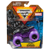 Monster Jam Camionul Gigant Marvel Monster Truck Scara 1/64 Black Panther Spm 6069960-20148216