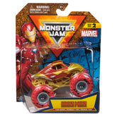 Monster Jam Camionul Gigant Marvel Monster Truck Scara 1/64 Iron Man Spm 6069960-20148214