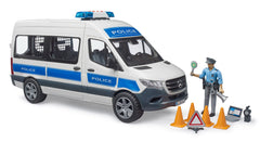 Masina de politie Bruder - Sprinter Mercedes Benz, cu politist, 1:16 02683