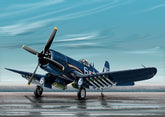Macheta aeromodele de construit Italeri Vought F4U-4B Corsair US Navy Fighter 1:72 ITA 0062