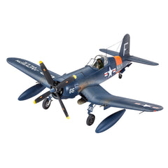 Macheta aeromodele de construit Italeri Vought F4U-4B Corsair US Navy Fighter 1:72 ITA 0062
