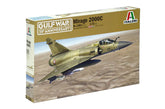 Macheta aeromodele de construit Italeri Gulf War Dassault Mirage 2000C 25th Anniversary 1:72 ITA 1381