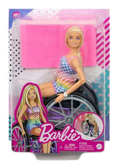 Papusa Barbie cu scaun cu rotile MTHJY85