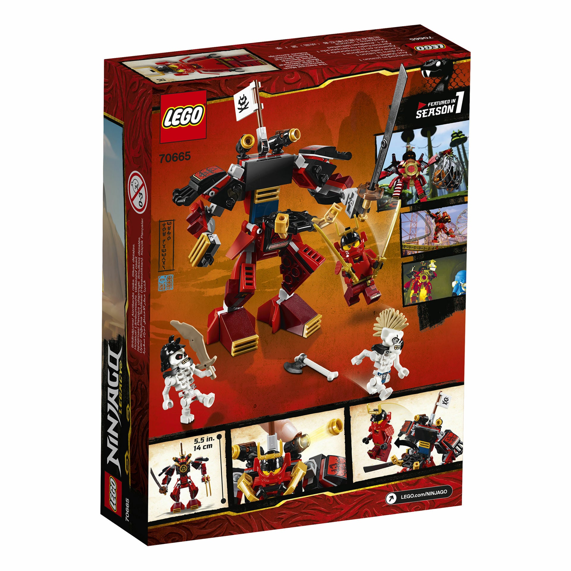 LEGO NINJAGO - Samurai Mech 70665