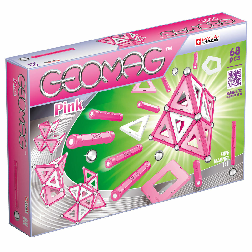 Geomag set magnetic 68 piese Pink, 342