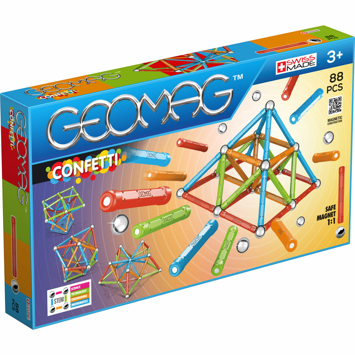 Geomag set magnetic 88 piese Confetti, 353